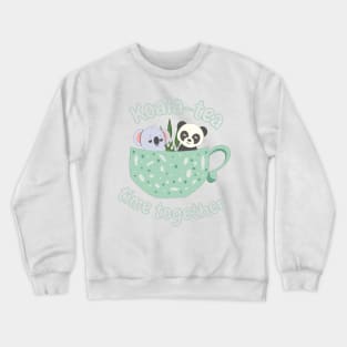 Koala tea time together! - Best Seller Crewneck Sweatshirt